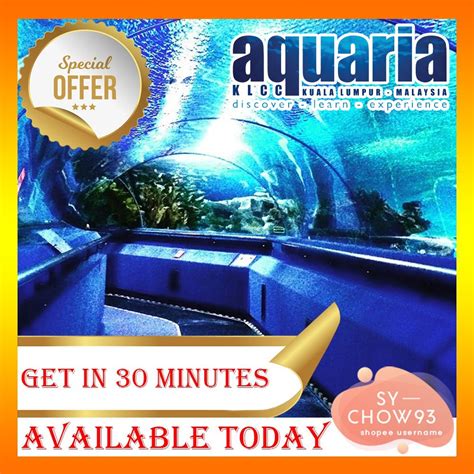 Get special promotions with this special aquaria klcc ticket price. (EMAIL IN 30 MINUTE) Aquaria KLCC Ticket Valid Until 20 ...