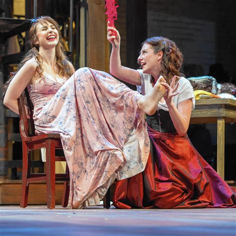 Review Shakespeare Festivals Taming Of The Shrew Is Unusual And