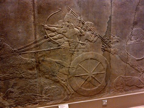 The Kings Chariot The Lion Hunt Assyrian Palace British Museum Epic