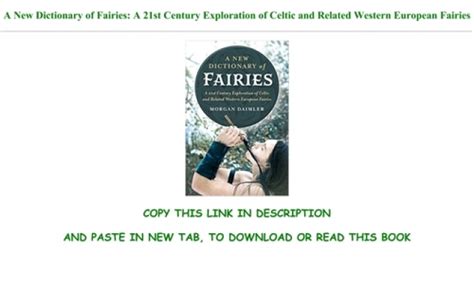 Download Pdf A New Dictionary Of Fairies A 21st Century Exploration