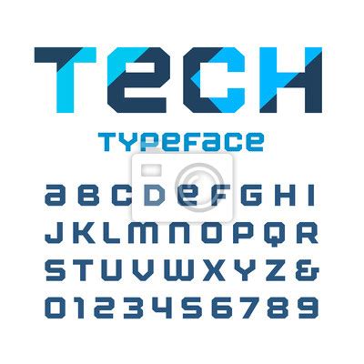 Rounded Font Vector Alphabet With Overlay Effect Letters Adesivos