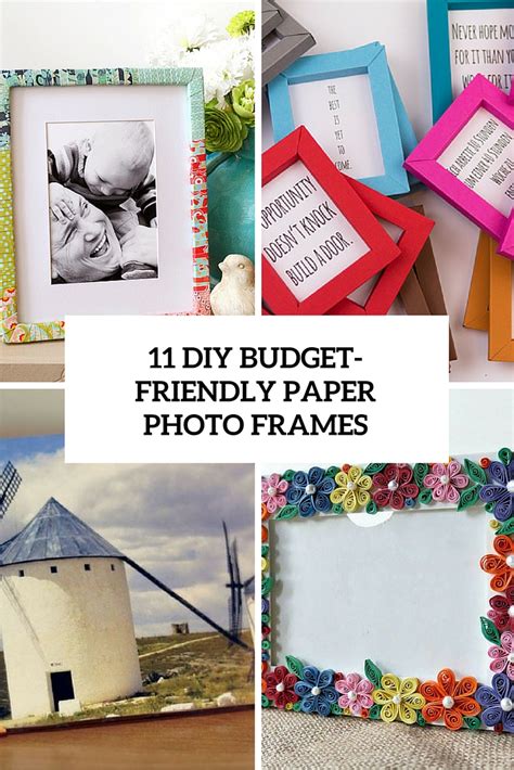 Homemade Photo Frames Archives Shelterness