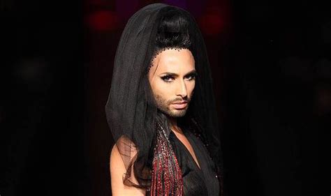 Bearded Model Conchita Wurst Makes Couture Debut At Jean Paul Gaultier