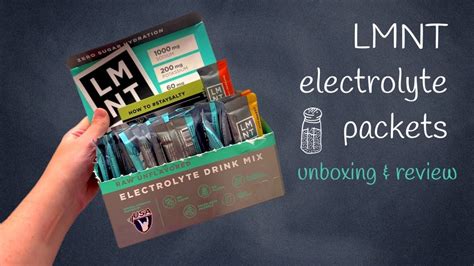 Lmnt Electrolytes Unboxing And Review 🧂 Youtube