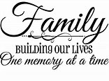 Quotes About Family Memories. QuotesGram