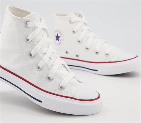 Converse All Star Hi Youth Trainers Optical White Unisex