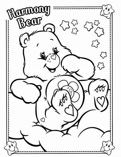 Coloring Care Bears Pages Bear Harmony Printable