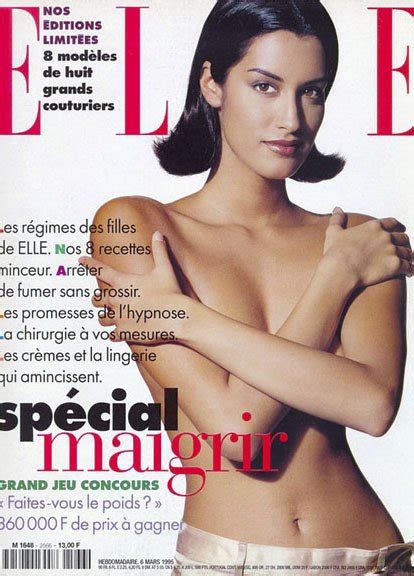 Yasmeen Ghauri Elle Magazine Cover 1995 Ds1015