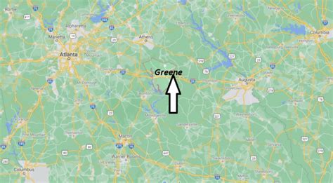 Where Is Greene County Georgia What Cities Are In Greene County