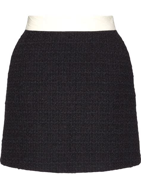 Valentino Garavani Tweed Mini Skirt Farfetch