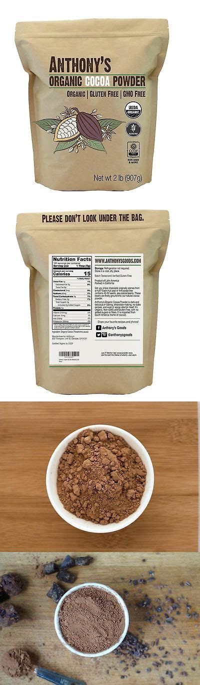 Some hot cocoa recipes call for both cocoa and chopped chocolate. Baking Chocolate 179191: Anthony S Organic Raw Cocoa ...