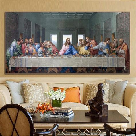 Buy Asasa Leonardo Da Vincis The Last Supper Print Wall Art Canvas