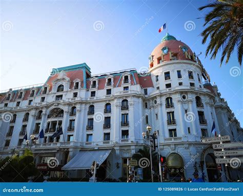Le Negresco Hotel In Nice France Editorial Photo Image Of