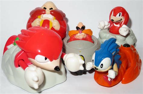 Sega Sonic The Hedgehog Burger King Mcdonalds Toy Tails Knuckles Robotnik Ebay