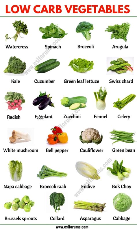 Low Carb Vegetables A Guide To The Best Low Carb Vegetables ESL Forums