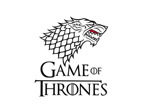 Stark Emblem Svg Cut Files House Stark Game Of Thrones Dxf Etsy