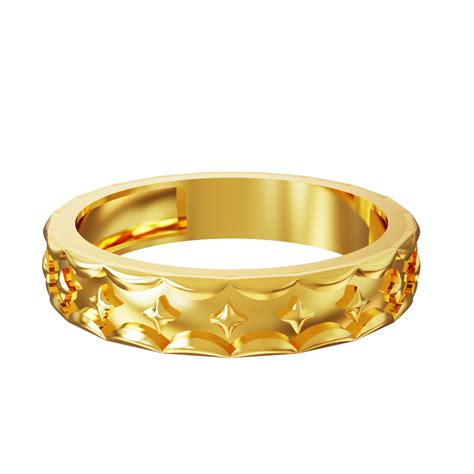 Plain Circular Design Gold Ring 01 01 Spe Goldchennai