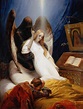 The Angel of Death Painting by Horace Vernet - Fine Art America