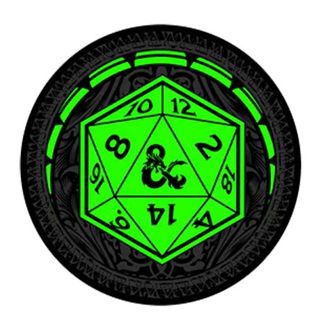 Dandd Augmented Reality Pin D20 Glow In The Dark Accessories