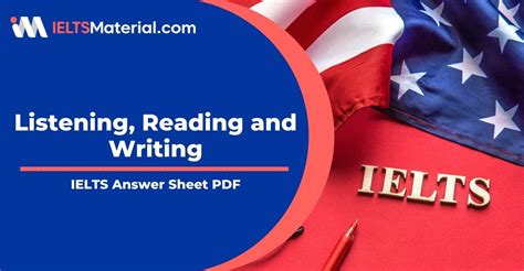 Ielts Answer Sheet Pdf 2021 Listening Reading And Writing