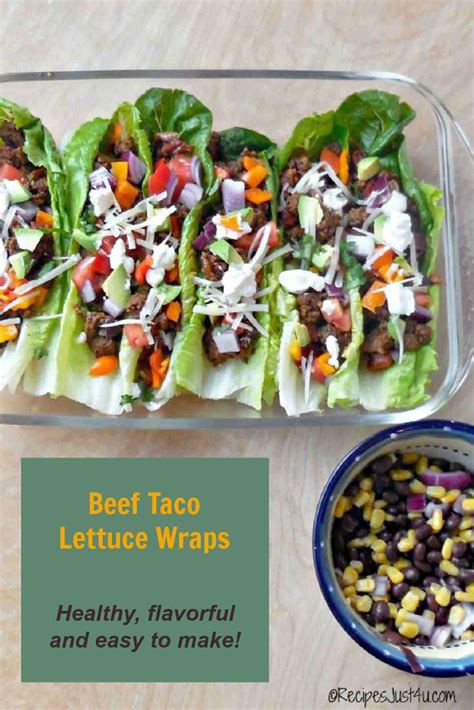 Beef Taco Lettuce Wraps Recipe Healthy Eating Done Right