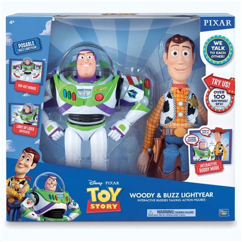 New Toy Story Woody And Buzz Lightyear Posable Figures Disney Pixar