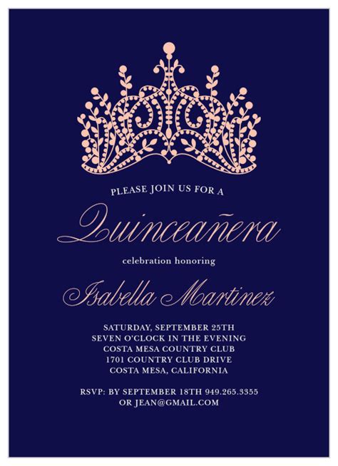 Quinceanera Cards Printable Free Printable Templates