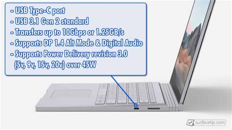 Does Surface Book 3 Have Usb C Port Surfacetip