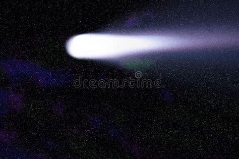 Blue Comet On The Space Stock Illustration Illustration Of Star 66874961