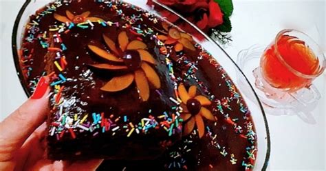 طرز تهیه کیک براونی با گاناش شکلاتی 😋😍 ساده و خوشمزه توسط Mozhgan Azhir