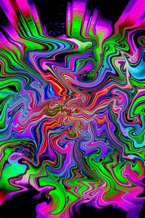 Crazy Colour Trippy Wallpaper Psychedelic Art Cute Wallpapers