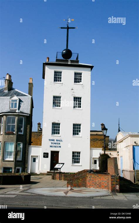 Time Ball Tower Museum In Deal Kent Stock Photo Alamy