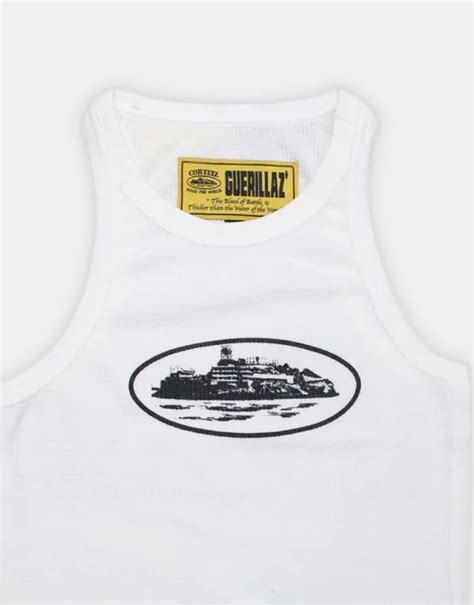Corteiz Alcatraz Tank Top In White Corteiz Official Website Uk