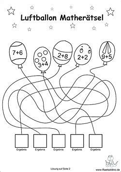 Über 100 rätsel zum ausdrucken! Luftballon Rätsel für Kinder | Mathe rätsel, Rätsel für kinder, Schnitzeljagd kinder