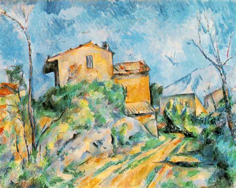Maison Maria With A View Of Chateau Noir — Paul Cezanne