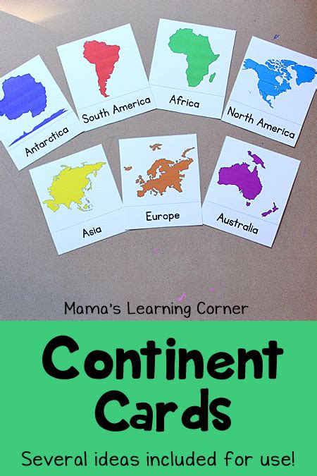 8 Free Activities To Teach Your Children The Continents — Mommy Is My