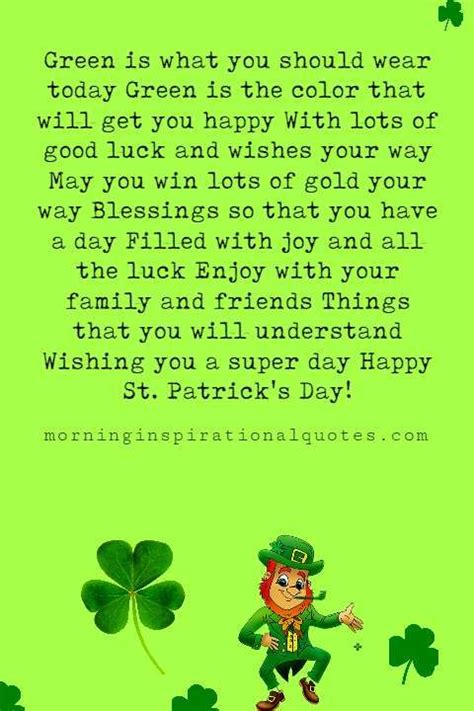 St Patrick S Day Poems With Images And Pictures St Patrick Quotes