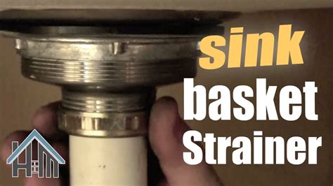 Fortunately, installing a new sink isn't a difficult project. How to replace basket strainer, kitchen sink drain. Easy ...