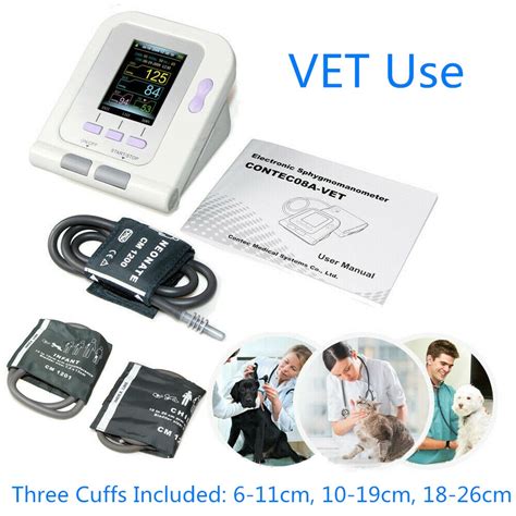 Electronic Sphygmomanometer Digital Blood Pressure Monitor Veterinary