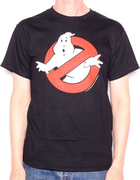 Ghostbusters T Shirt Glow In The Dark Ghostbusters Logo 100 Official