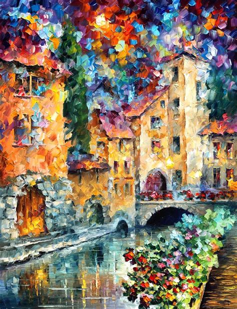 The Window To The Past — Palette Knife Oil Wall Art Painting On Canvas