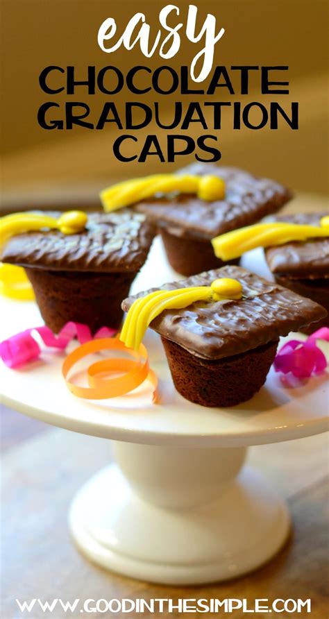Whip together feta, lemon juice and cream cheese, and place a dollop on each canape. Graduation Party Food Idea: Chocolate Graduation Caps ...