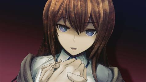 Download Blue Eyes Brown Hair Long Hair Kurisu Makise Anime Steinsgate