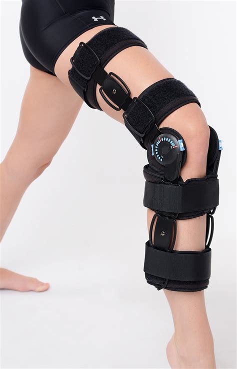 Universal Hinged Range Of Motion Rom Knee Brace Post Op Telescopin