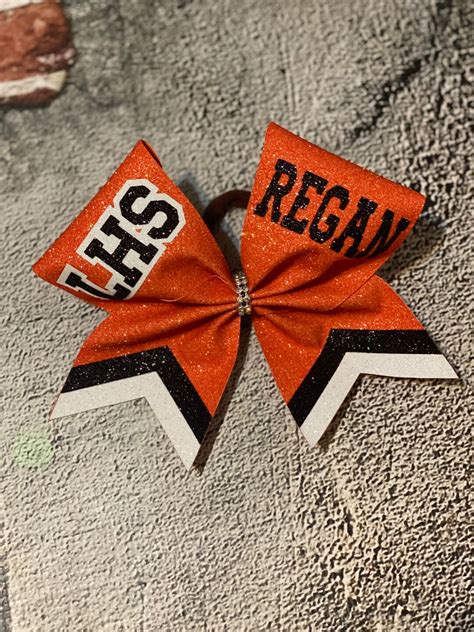 Custom Team Cheer Bows With Names Game Day Bow Sideline Bow Etsy