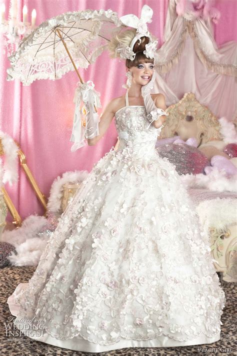 Glamour And Bold Flava Beautiful Girl Pink Wedding Dresses
