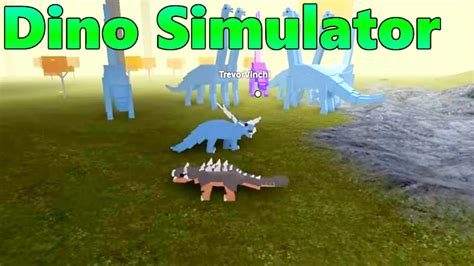 Dino Simulator Ep1 Roblox Kill Everything Commentary Youtube