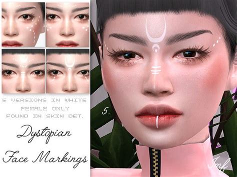 Izziemcfires Imf Dystopian Face Markings Sims Sims 4 Sims 4 Cc Eyes