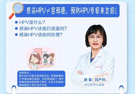 【健康科普】感染hpv≠宫颈癌，松江医生为你科普丨健康智慧屋胡蓉阴道筛查