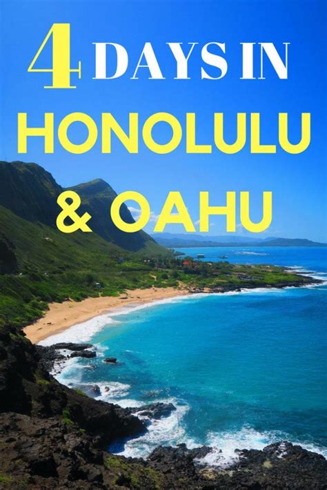 4 Days In Honolulu And Oahu Sample Itinerary Hawaii Travel Guide